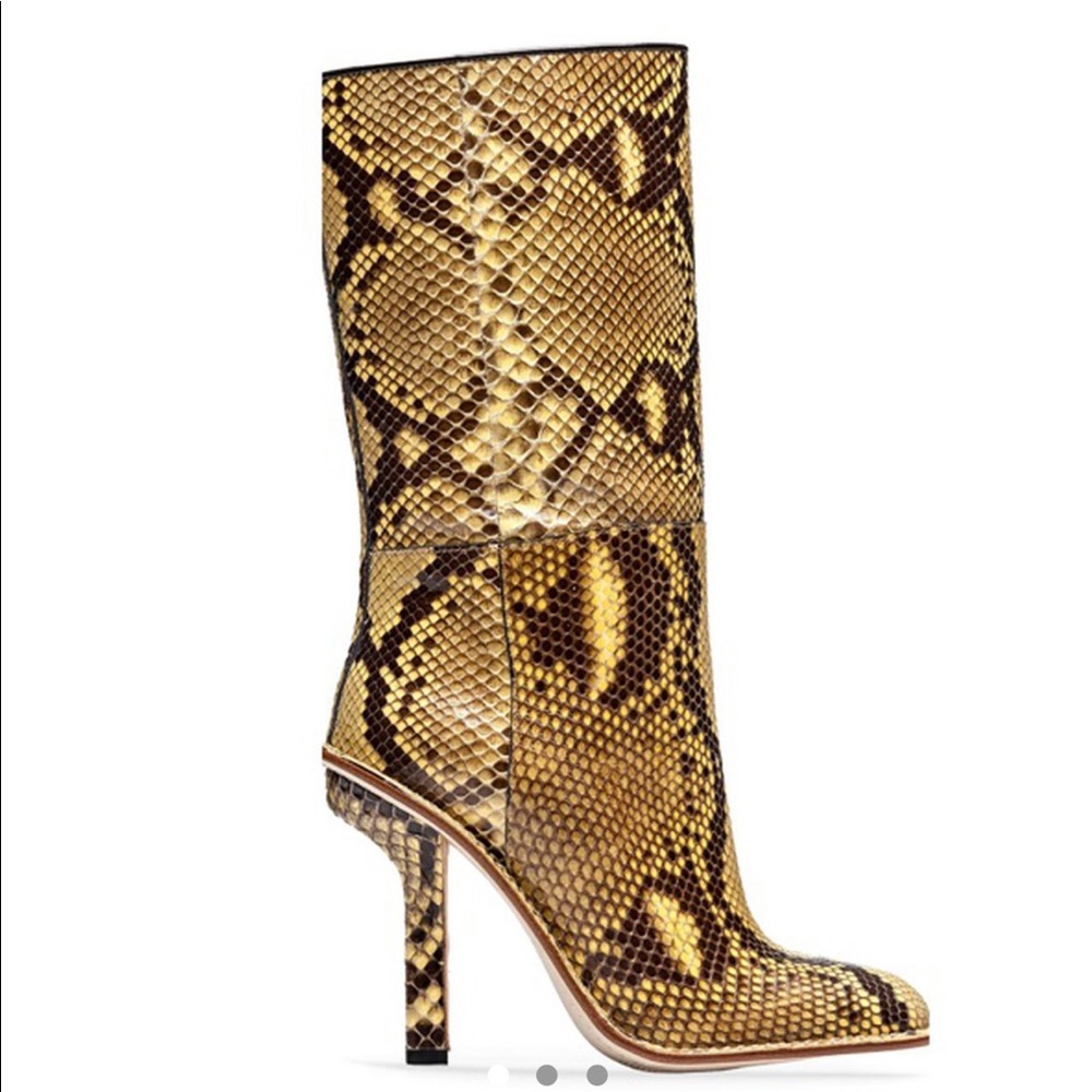 Marni Runway boot Seventies style in Python sz37